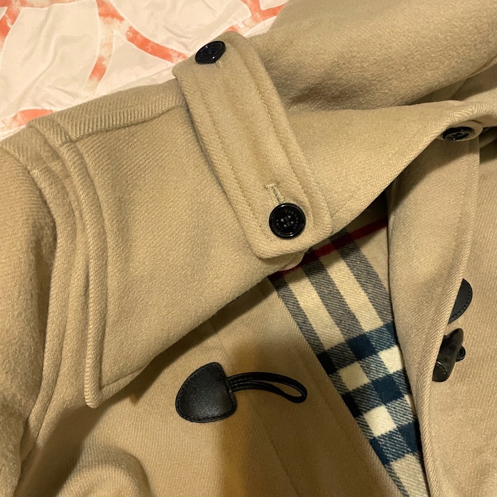 Burberry BRIT Duffle Long Coat Camel - Picture 10 of 12
